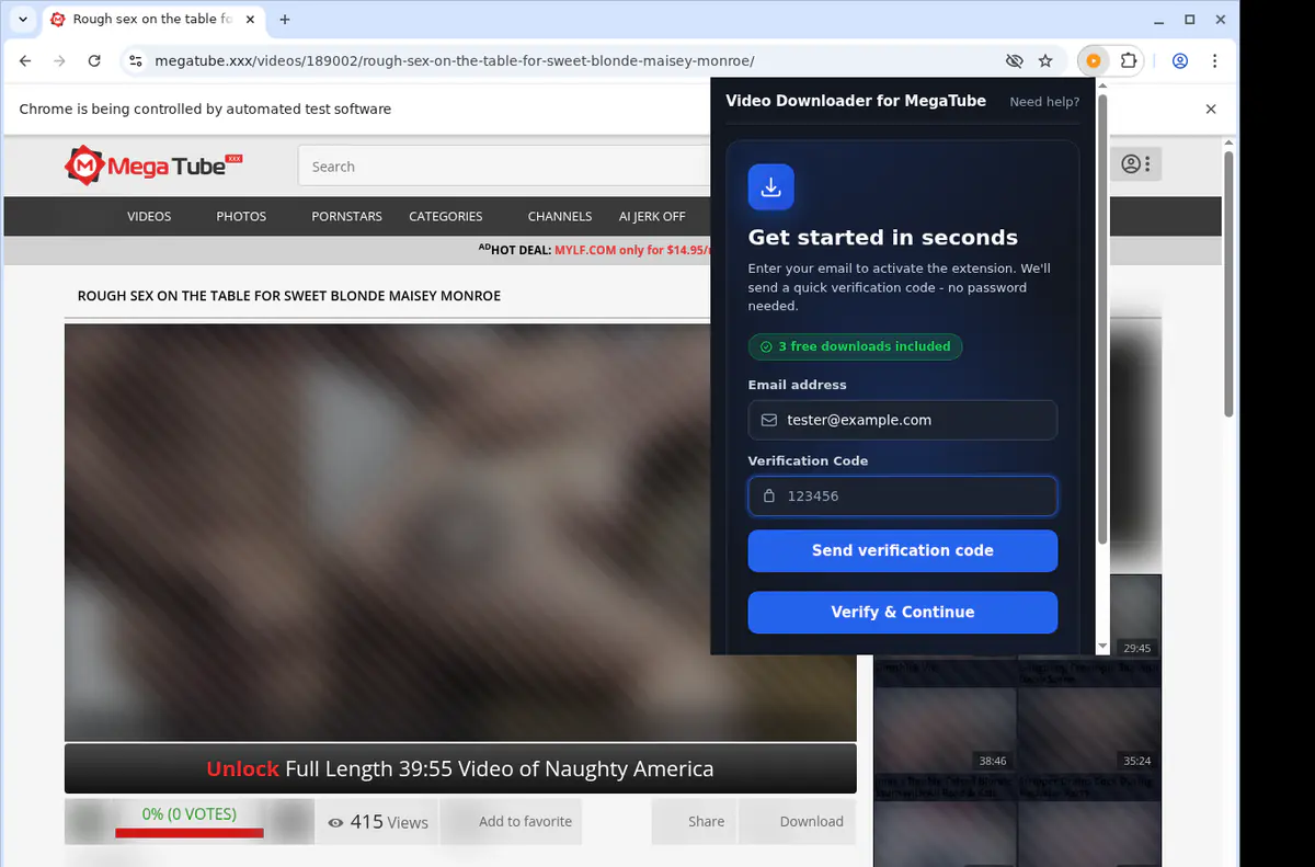 Megatube Video Downloader screenshot 4