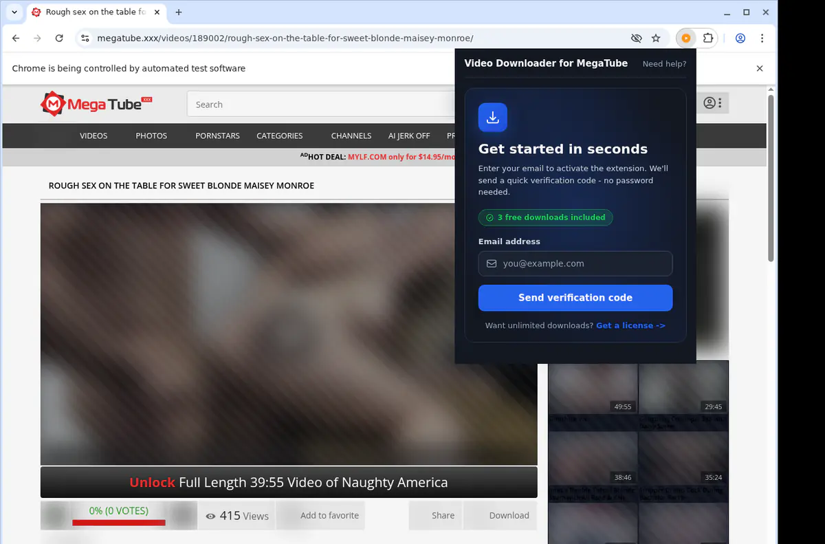 Megatube Video Downloader screenshot 5
